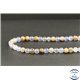Perles en calcédoine de République Dominicaine - Rondes/6mm - Grade AA