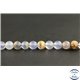 Perles en calcédoine de République Dominicaine - Rondes/6mm - Grade AA