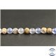 Perles en calcédoine de République Dominicaine - Rondes/6mm - Grade AA