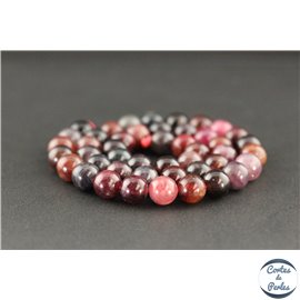 Perles en spinelle rose du Sri Lanka - Rondes/8mm - Grade AA