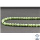 Perles en jade néphrite de Russie - Rondes/6mm - Grade A+