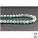 Perles en cyanite verte du Brésil - Rondes/8mm - Grade AA