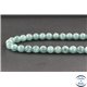Perles en cyanite verte du Brésil - Rondes/8mm - Grade AA