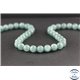 Perles en cyanite verte du Brésil - Rondes/8mm - Grade AA