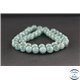 Perles en cyanite verte du Brésil - Rondes/8mm - Grade AA