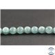 Perles en cyanite verte du Brésil - Rondes/8mm - Grade AA