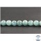 Perles en cyanite verte du Brésil - Rondes/8mm - Grade AA