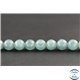 Perles en cyanite verte du Brésil - Rondes/8mm - Grade AA