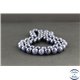 Perles en saphir du Sri Lanka - Rondes/8mm - Grade A