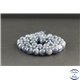 Perles en quartz rutile bleu du Brésil - Rondes/8mm - Grade AAA