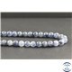 Perles en quartz rutile bleu du Brésil - Rondes/8mm - Grade AAA