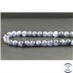 Perles en quartz rutile bleu du Brésil - Rondes/8mm - Grade AAA