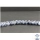 Perles en quartz rutile bleu du Brésil - Rondes/8mm - Grade AAA