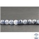 Perles en quartz rutile bleu du Brésil - Rondes/8mm - Grade AAA