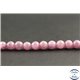 Perles en rubis clair du Mozambique - Rondes/6mm - Grade AA