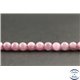 Perles en rubis clair du Mozambique - Rondes/6mm - Grade AA