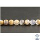 Perles en calcédoine de République Dominicaine - Rondes/8mm - Grade AA