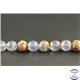 Perles en calcédoine de République Dominicaine - Rondes/8mm - Grade AA
