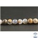 Perles en calcédoine de République Dominicaine - Rondes/8mm - Grade AA