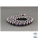 Perles en purpurite de Madagascar - Rondes/8mm - Grade AA