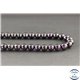 Perles en purpurite de Madagascar - Rondes/8mm - Grade AA