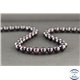 Perles en purpurite de Madagascar - Rondes/8mm - Grade AA