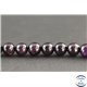 Perles en purpurite de Madagascar - Rondes/8mm - Grade AA