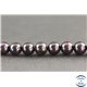 Perles en purpurite de Madagascar - Rondes/8mm - Grade AA