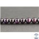 Perles en purpurite de Madagascar - Rondes/8mm - Grade AA