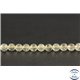 Perles en tectite de Libye - Rondes/6mm - Grade AA
