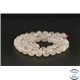 Perles en pierre de Lune rose du Sri Lanka - Rondes/8mm - Grade AA
