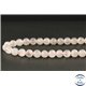 Perles en pierre de Lune rose du Sri Lanka - Rondes/8mm - Grade AA