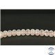 Perles en pierre de Lune rose du Sri Lanka - Rondes/8mm - Grade AA