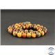 Perles en pietersite feu de Namibie - Rondes/8mm - Grade AA