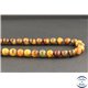 Perles en pietersite feu de Namibie - Rondes/8mm - Grade AA