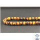 Perles en pietersite feu de Namibie - Rondes/8mm - Grade AA