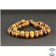 Perles en pietersite feu de Namibie - Rondes/8mm - Grade AA