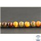 Perles en pietersite feu de Namibie - Rondes/8mm - Grade AA