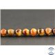 Perles en pietersite feu de Namibie - Rondes/8mm - Grade AA