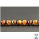 Perles en pietersite feu de Namibie - Rondes/8mm - Grade AA