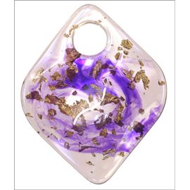 Pendentifs en Résine Synthétique - Losange/6 cm - Violet