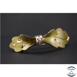 Barrettes de cheveux - 9 cm - Marron