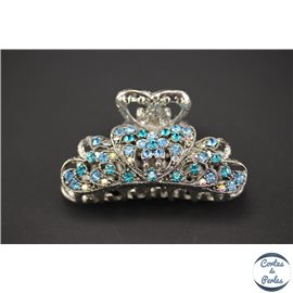 Pinces Crabe de cheveux - 6 cm - Bleu