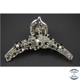 Pinces Crabe de cheveux - 7,5 cm - Noir