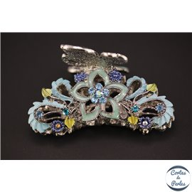 Pinces Crabe de cheveux - 7,5 cm - Vert