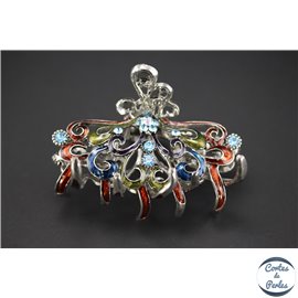 Pinces Crabe de cheveux - 8 cm - Multicolore