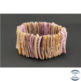 Bracelets en Coquillages - Rose