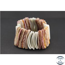Bracelets en Coquillages - Rose