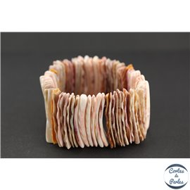 Bracelets en Coquillages - Rose