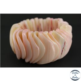 Bracelets en Coquillages - Rose